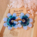 Boucles d'oreilles Giulia dégradé Bleu