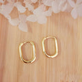 Boucles d'oreilles créole dorée et pampille Bora réversible léopard rose doré et paillette