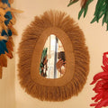 Miroir "Nomade" en jute naturelle